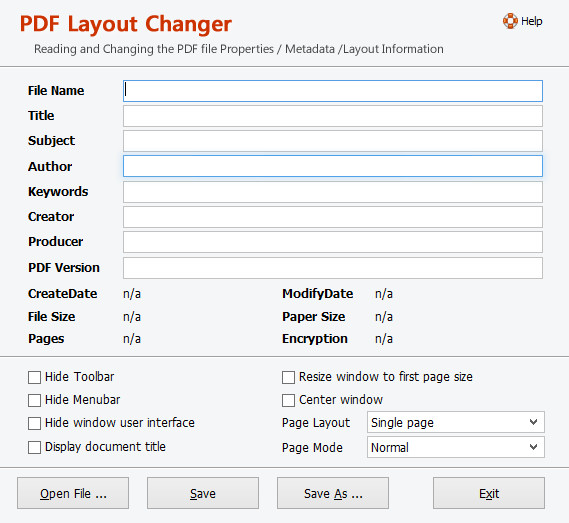 Adept PDF Layout Changer 4.00