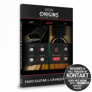 Sonuscore Origins vol. 8: Fado Guitar & Cavaquinho KONTAKT screenshot