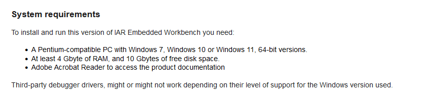 IAR Embedded Workbench for Arm version 9.20.4