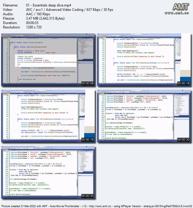 C# Essential Training 2: Generics, Collections, and LINQ