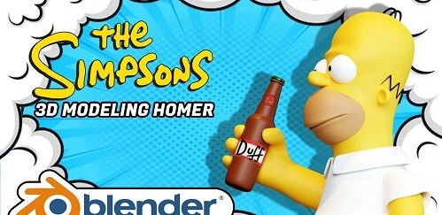 Blender Class: Homer Simpson 3D Character Modeling