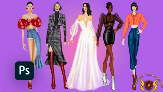 Fashion Illustration with Adobe Photoshop