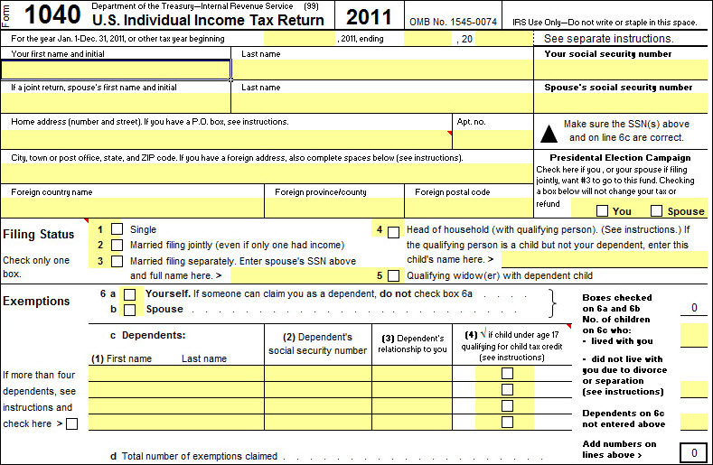 Tax Assistant for Excel 2003 / 2007 Professional 5.1a