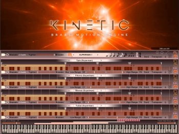 Kirk Hunter Studios Kinetic: Brass Motion Engine KONTAKT screenshot