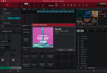 Native Instruments Pure Drip (Akai Expansion Format) screenshot