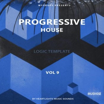 Heartlights Music Sounds Progressive House Template Vol.9 for Logic Pro X-DECiBEL screenshot