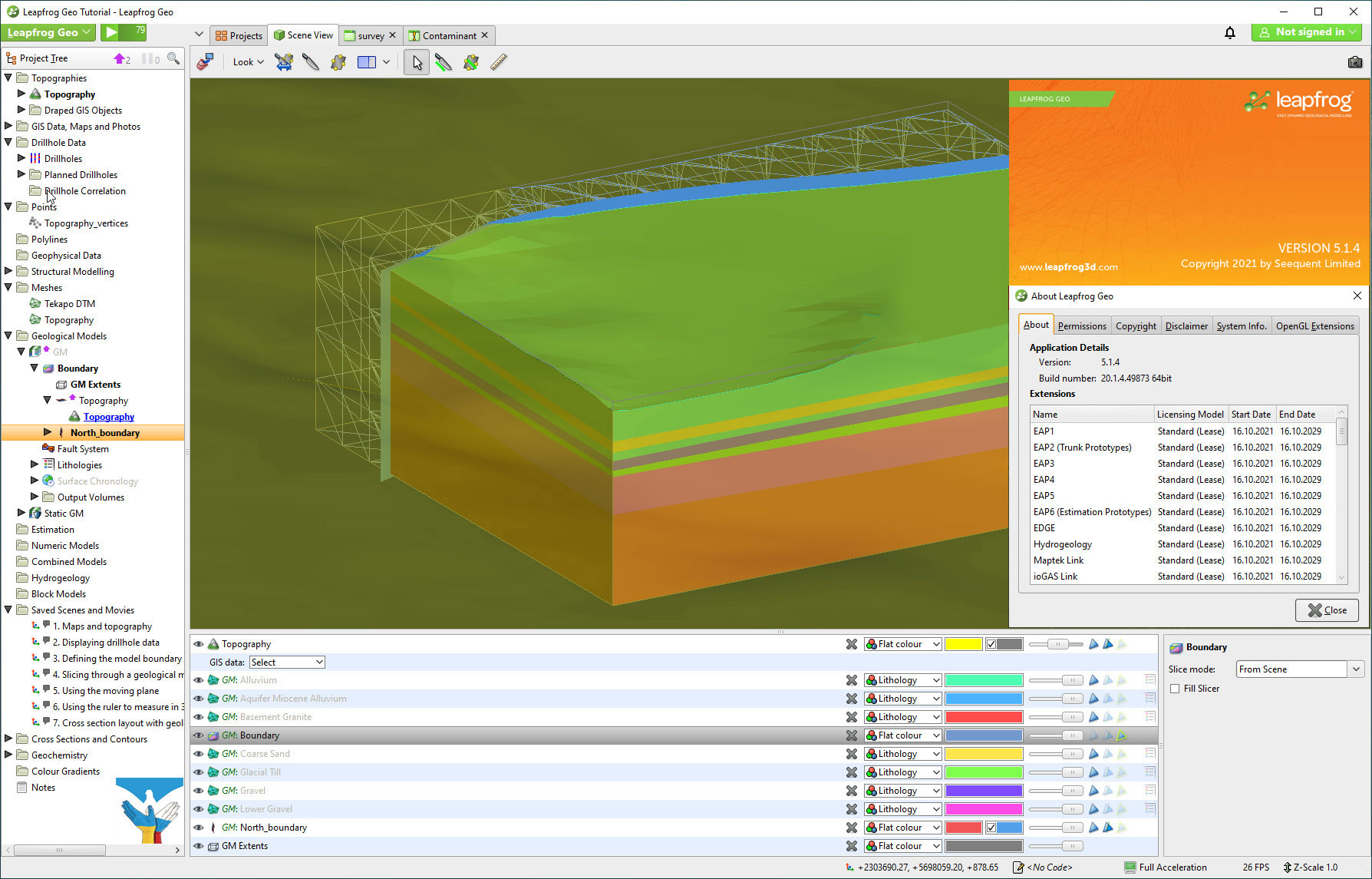 Seequent Leapfrog Geo 5.1.4