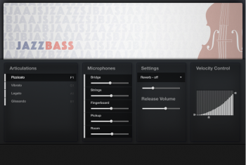 FluffyAudio Jazz Bass KONTAKT screenshot