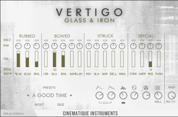 Cinematique Instruments Vertigo Glass & Iron for HALion screenshot