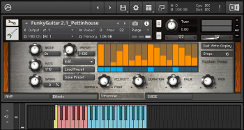 Pettinhouse Funky Guitar v2 5 for Kontakt screenshot