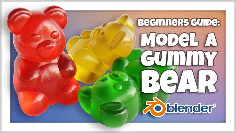 Blender 3D for Beginners: Learn to Model a Gummy Bear