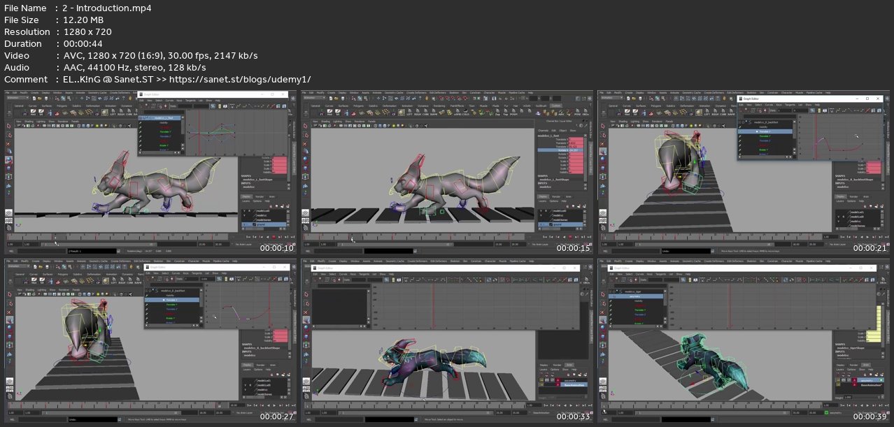 Learn To Animate A Quadruped Run Cycle In Maya For Games