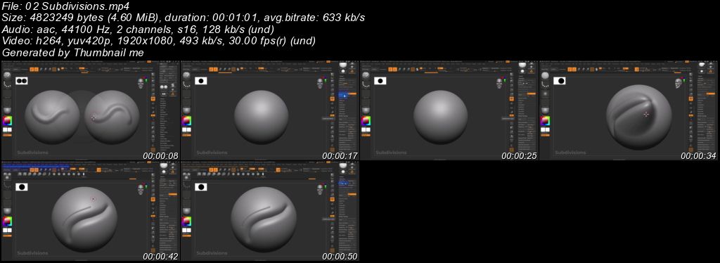 ZBrush QuickStart Introduction P1