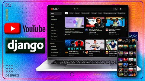 Fullstack Youtube Clone Using Django, Html, Css & Javascript