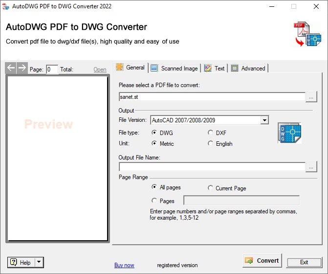 AutoDWG PDF to DWG Converter Pro 2022 4.5