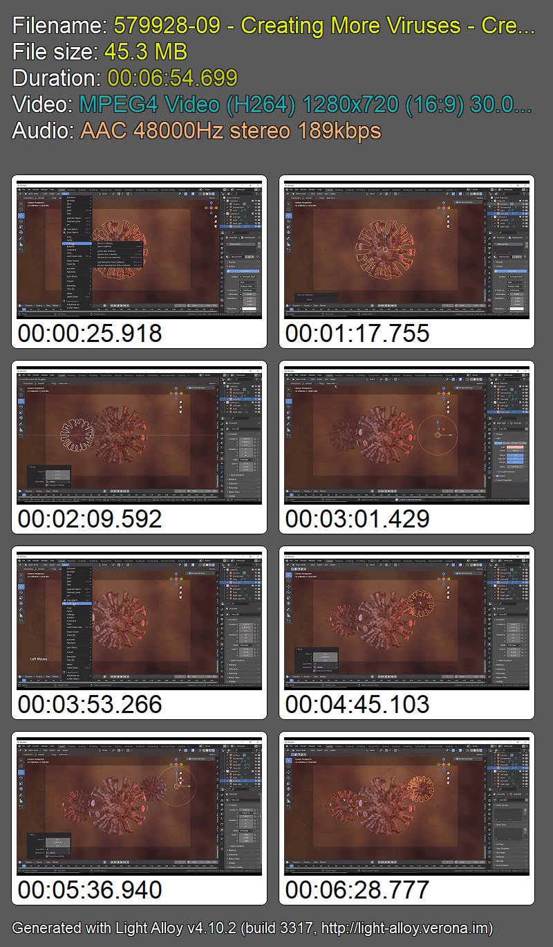 Creating a Virus in Blender