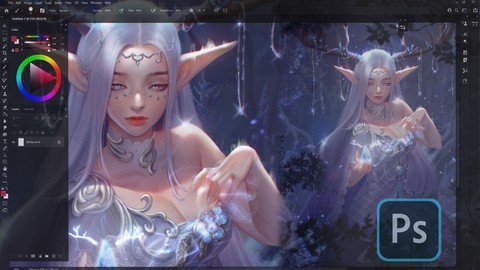 Digital Art : Fantasy Illustration Painting Tutorial