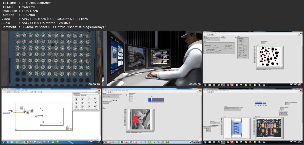 Complete Labview Image Processing & Machine Vision Course