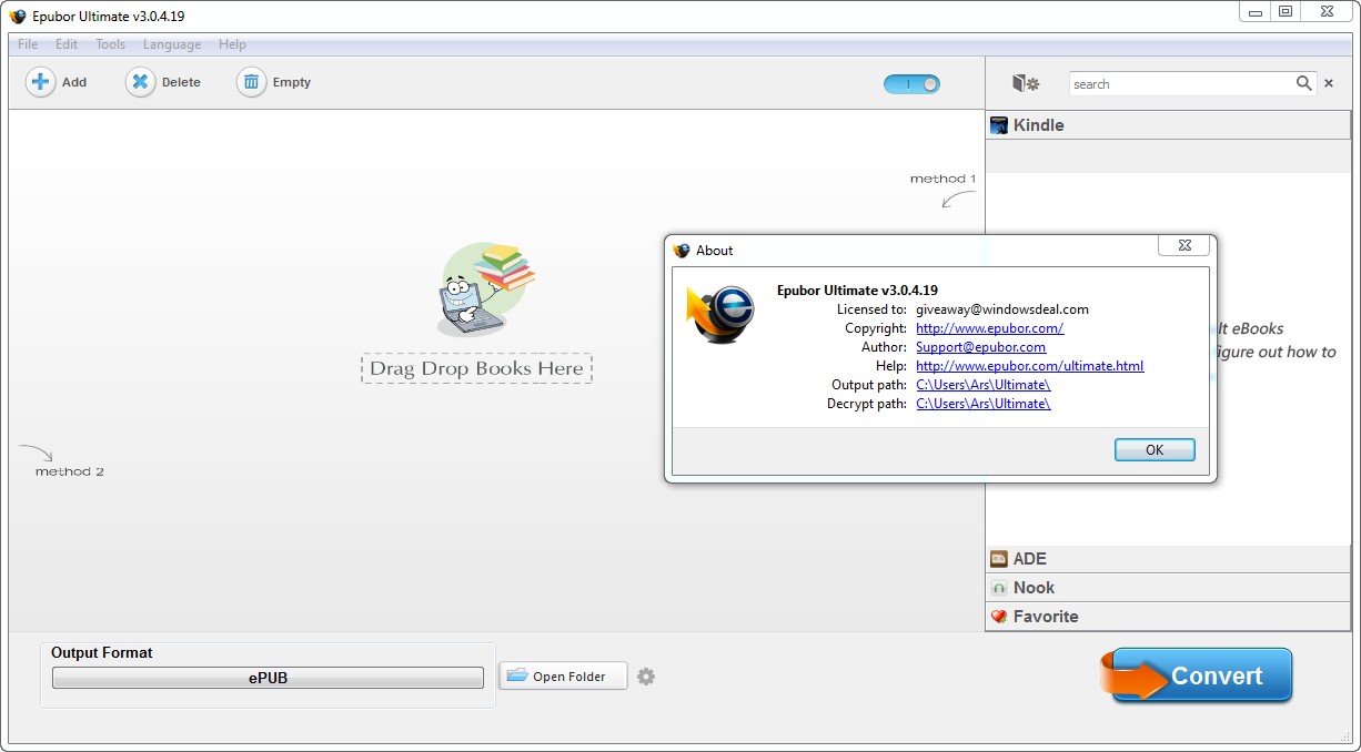 Epubor Ultimate Converter 3.0.4.19