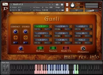 Daniel Belik Siberian Samples Gusli v1.5 KONTAKT screenshot