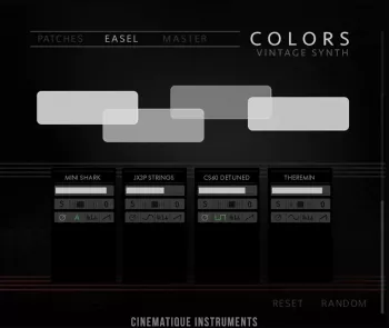 Cinematique Instruments Colors Vintage Synth for HALion screenshot