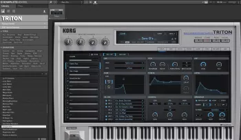 Freelance Sound Labs Software NKS for KORG Triton Library VST2 screenshot