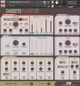 ThePhonoLoops Cassette Plucks.01 v1.01 KONTAKT screenshot