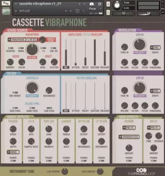 ThePhonoLoop Cassette Vibraphone v1.01 KONTAKT screenshot