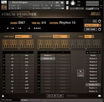 Impact Soundworks Acoustic Revolutions Strum Designer KONTAKT screenshot