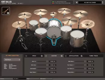 Room Sound Kurt Ballou Signature Series Drums Vol. II KONTAKT screenshot