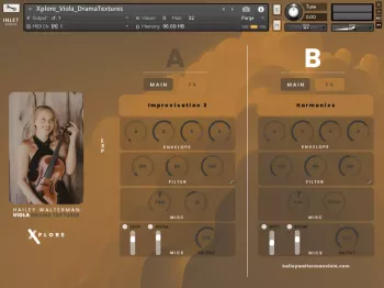 Inletaudio Viola Drama Textures KONTAKT screenshot