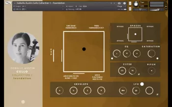 Inletaudio Isobelle Austin Cello Collection 1 - Foundation KONTAKT screenshot