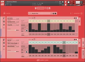 Sample Logic Drum Fury Motion KONTAKT screenshot