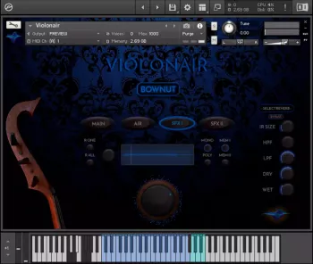 Guareschi Violonair Kontakt screenshot