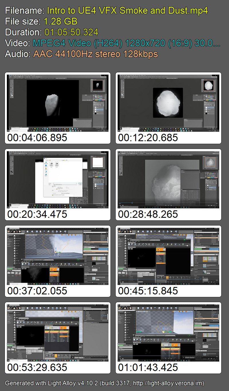 Intro to UE4 VFX: Smoke and Dust