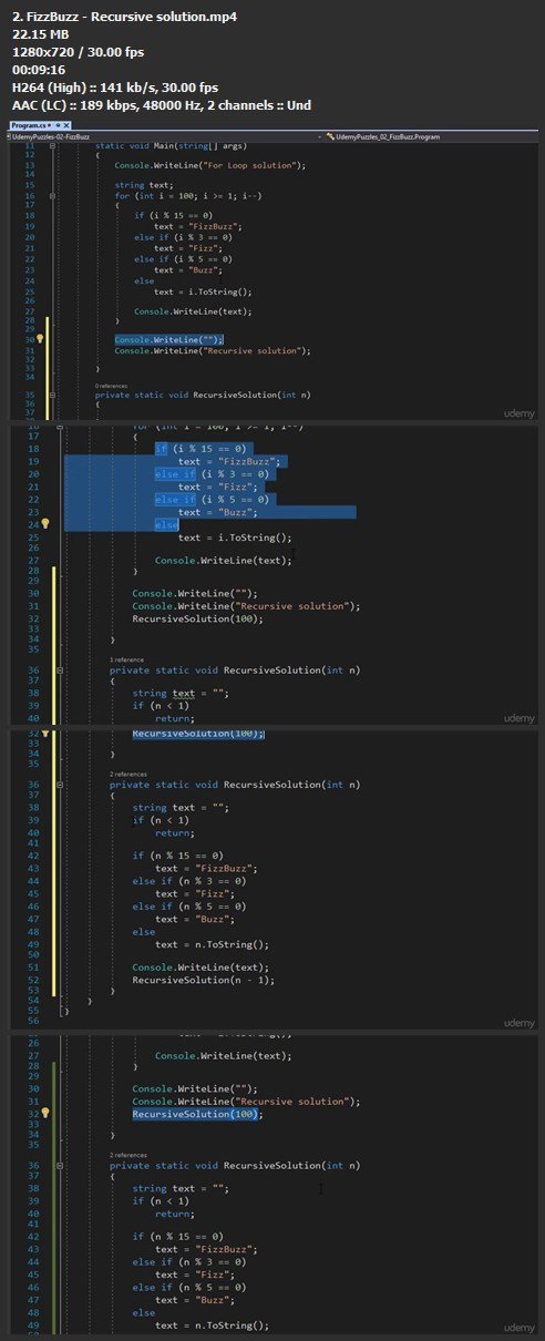 C# Logical Puzzles Games &amp; Algorithm Projects (step by step)