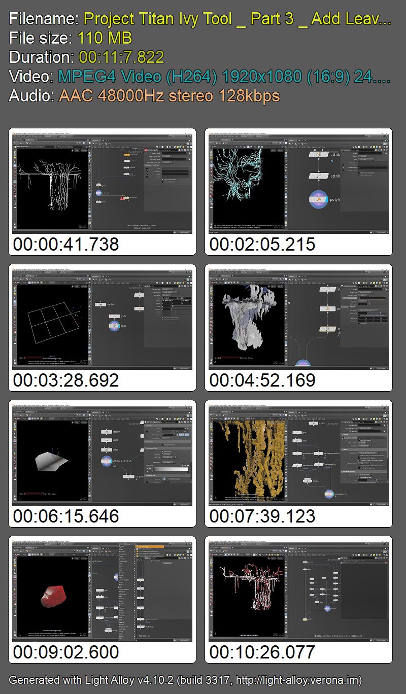 SideFX - Project Titan Ivy Tool