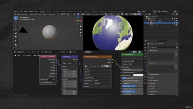 Create Photorealistic Earth in Blender