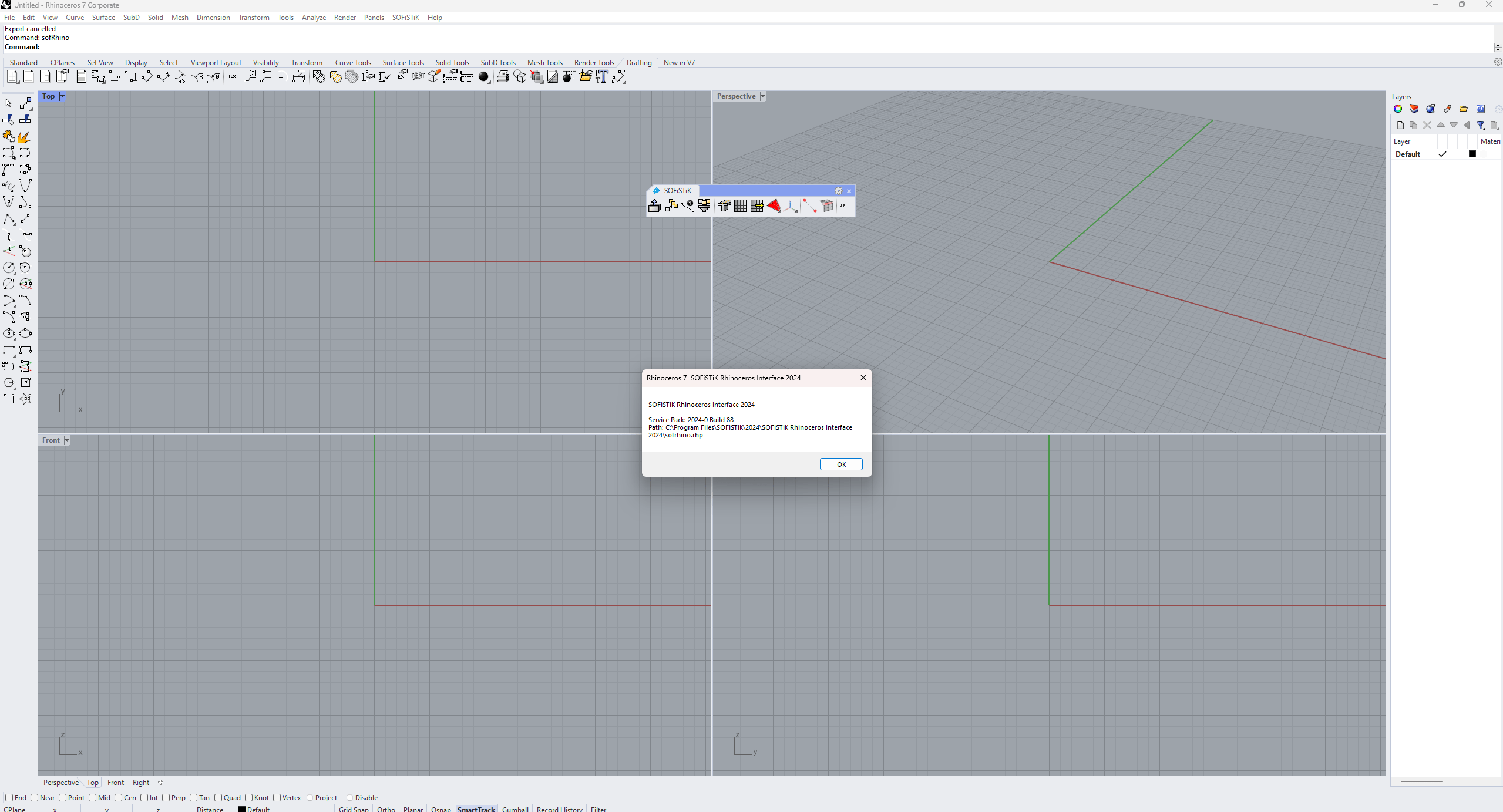 SOFiSTiK 2024 SP0 Build 88 For Rhino 6-7 (x64)