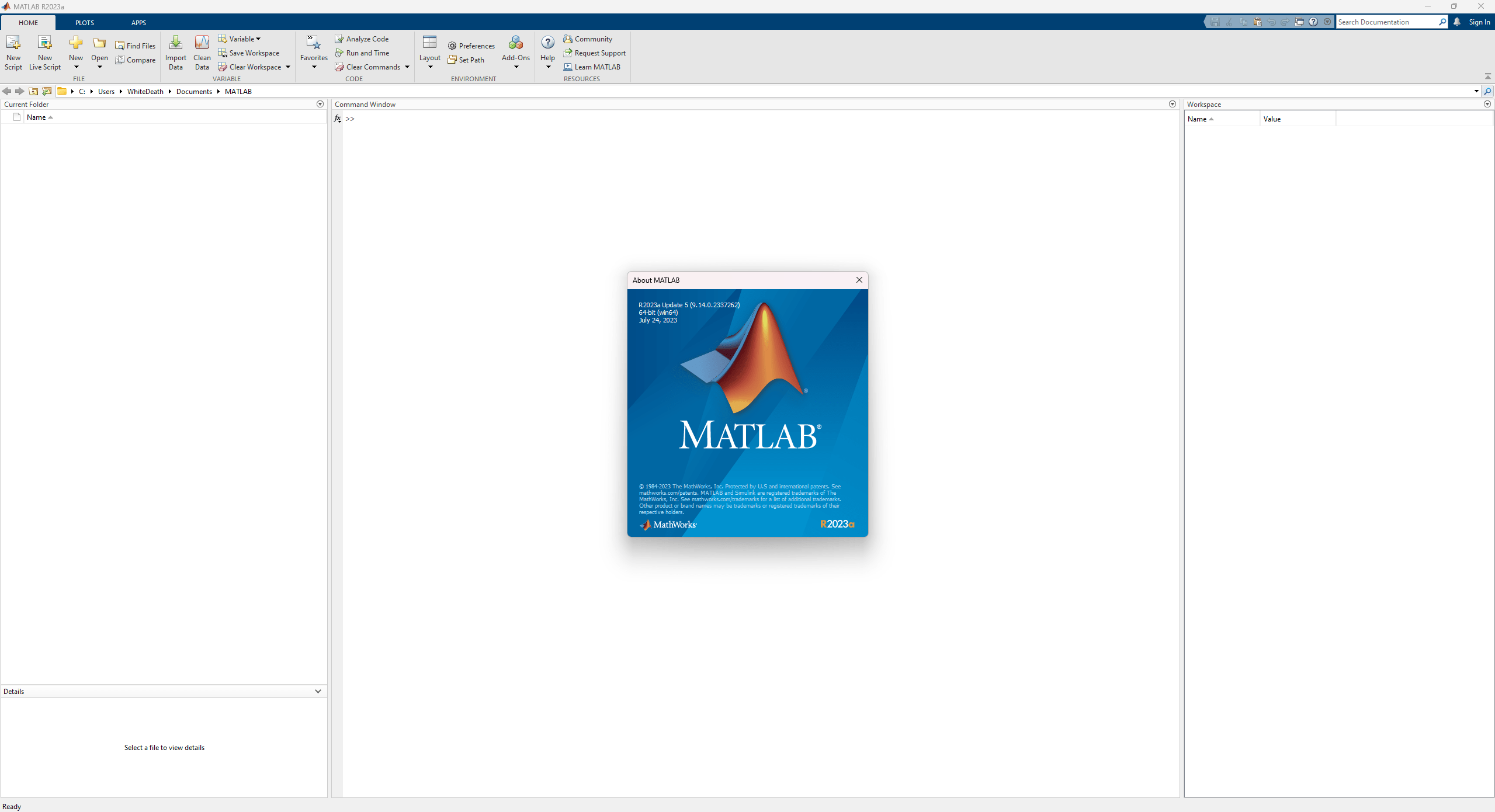 MathWorks MATLAB R2023a v9.14.0.2337262 (x64)