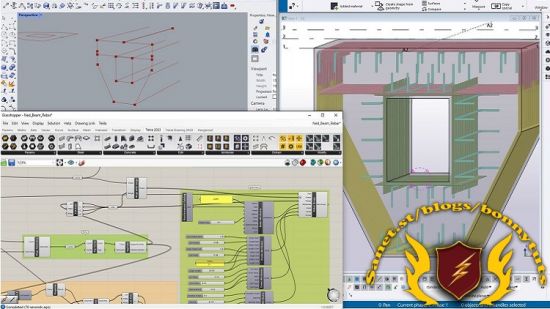 Learn Tekla Structures 2023 and Grasshopper Live Link