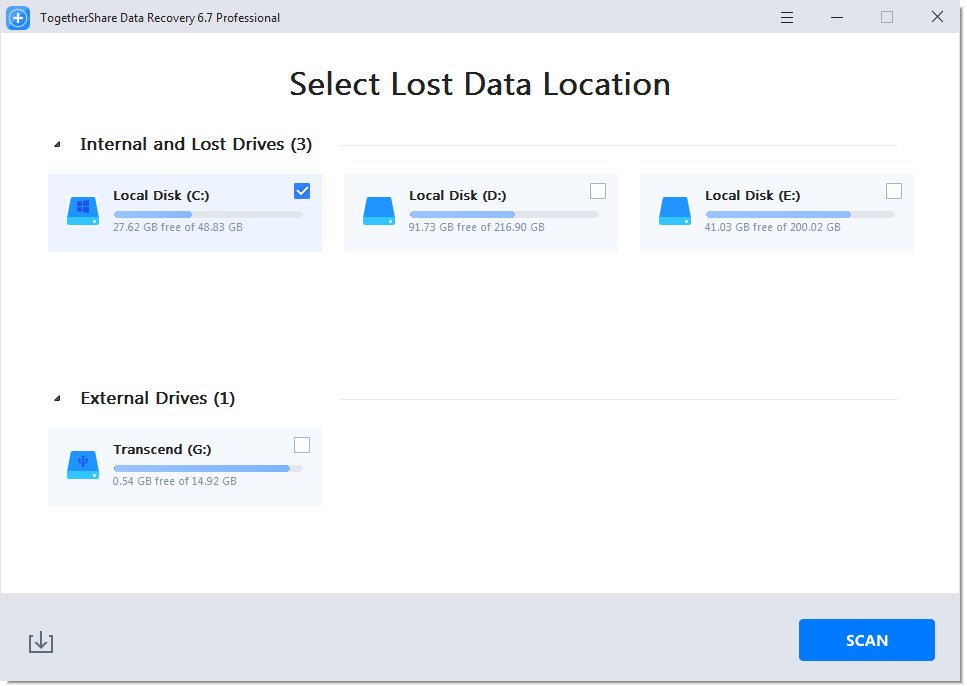 TogetherShare Data Recovery 6.7.0 Professional / Enterprise / AdvancedPE