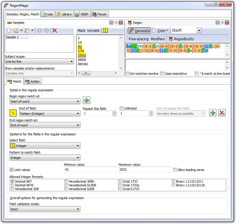 RegexMagic 2.13.1