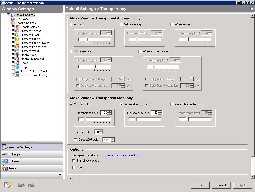 Actual Transparent Window 8.15.2 Multilingual