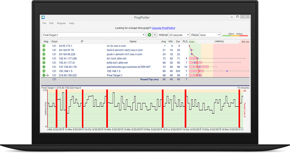 PingPlotter Pro 5.25.6.9049