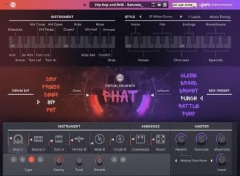 UJAM Virtual Drummer Phat v2.4.1 Cracked screenshot