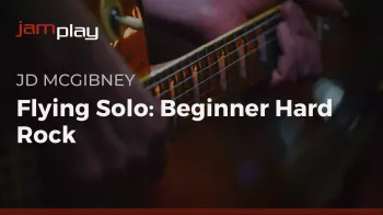 Truefire JD McGibney's Flying Solo Beginner Hard Rock Tutorial screenshot