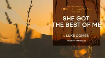 Truefire Matthew Lee's Song Lesson She Got the Best of Me Tutorial screenshot