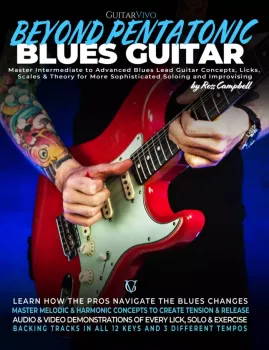 GuitarVivo Beyond Pentatonic Blues Guitar by Ross Campbell TUTORiAL screenshot