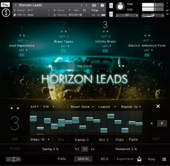 Sonuscore Horizon Leads KONTAKT screenshot